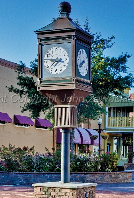 4x6 - Town Clock-Front.jpg - Town Clock downtown Sanford, FL - Front